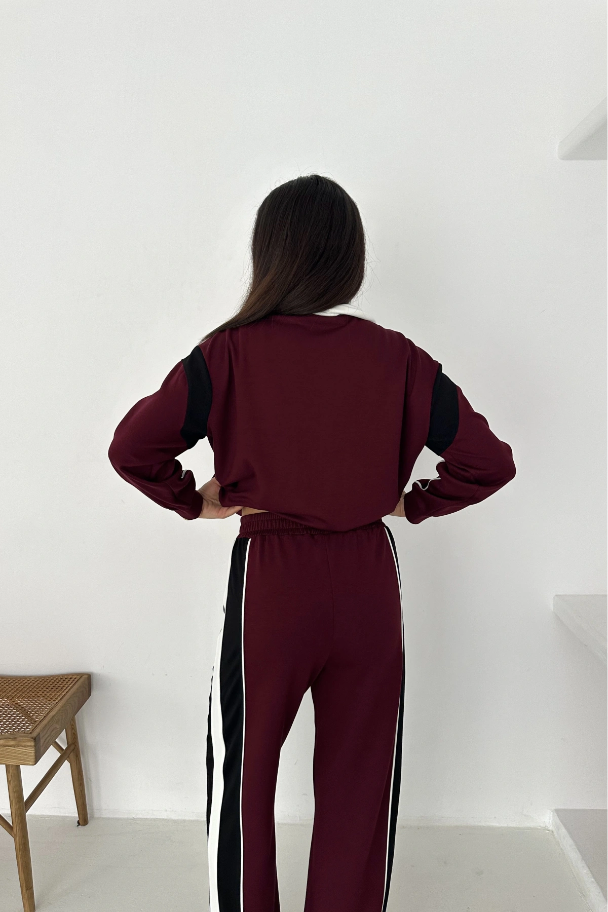 Garnili Fermuarlı Modal Takım