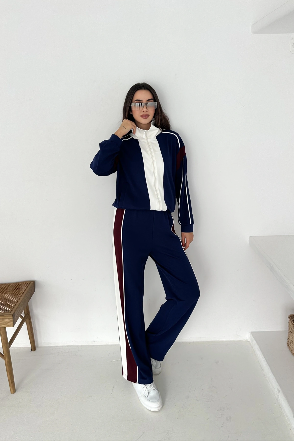 Garnili Fermuarlı Modal Takım