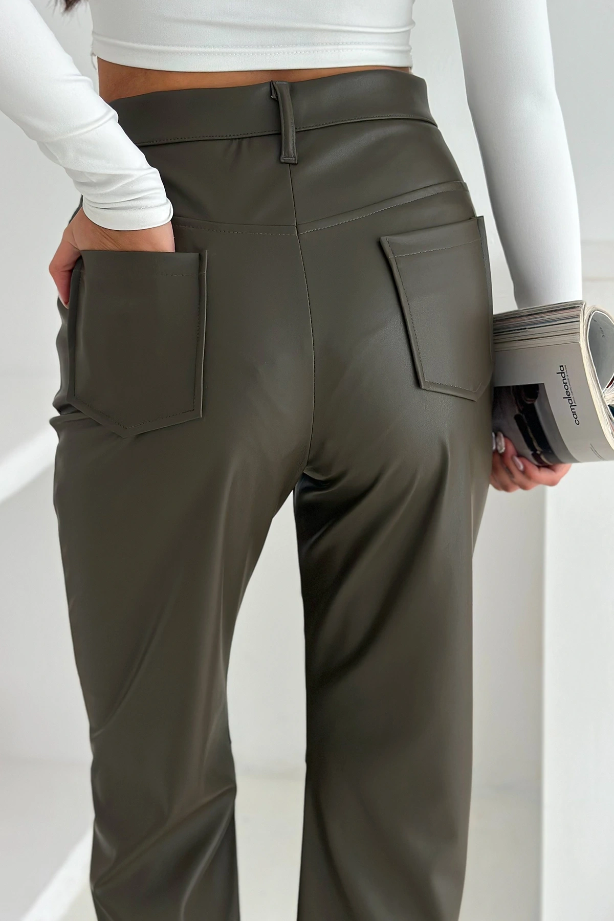 İçi Kadife Deri Pantolon