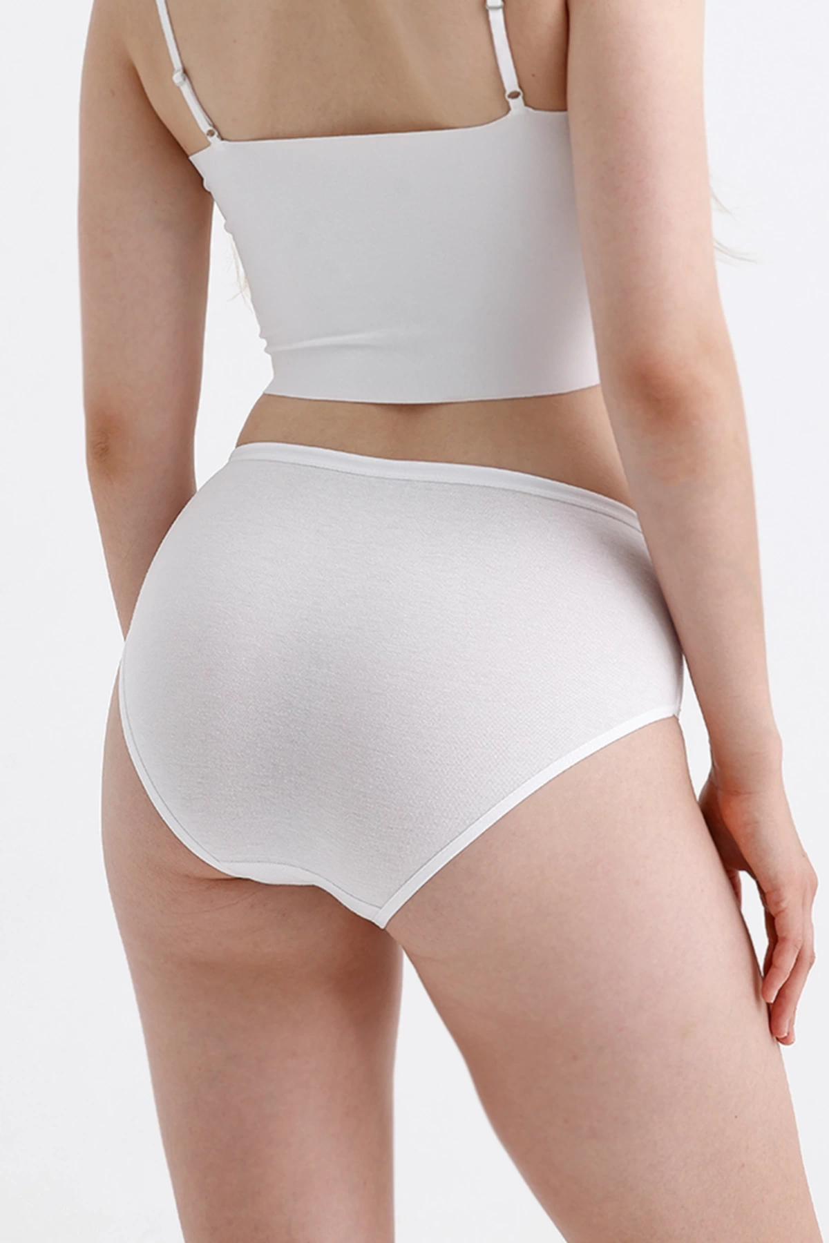 Karma 7Li Paket Pamuklu Yüksek Bel Bato Külot