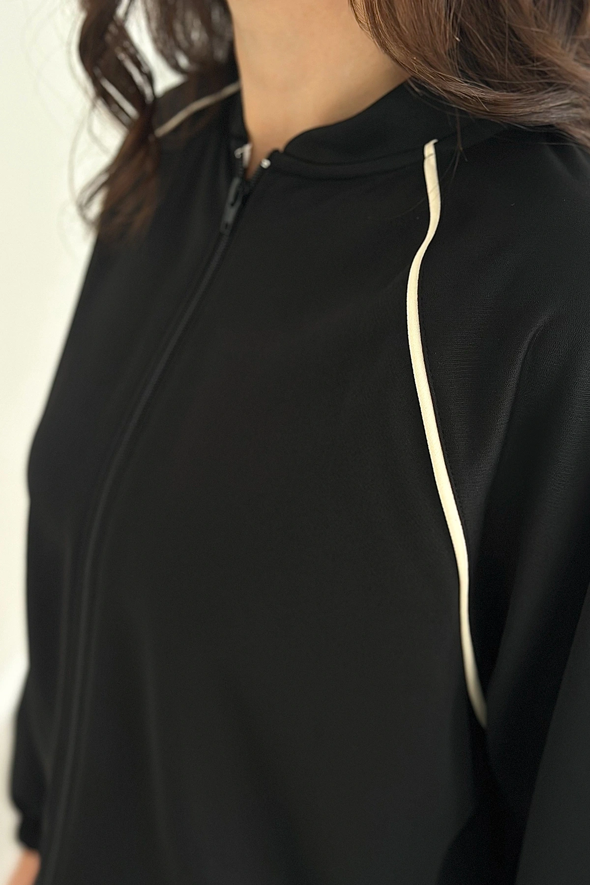 Örme Duble Şerit Detaylı Takım