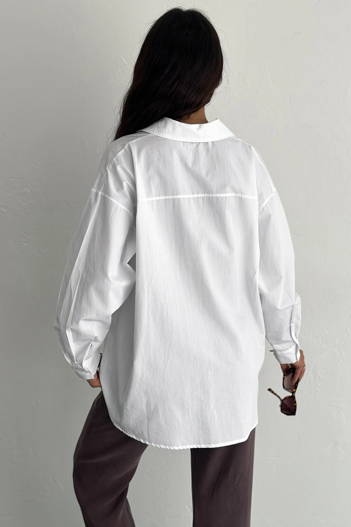 Pure Cloud Oversize Gömlek