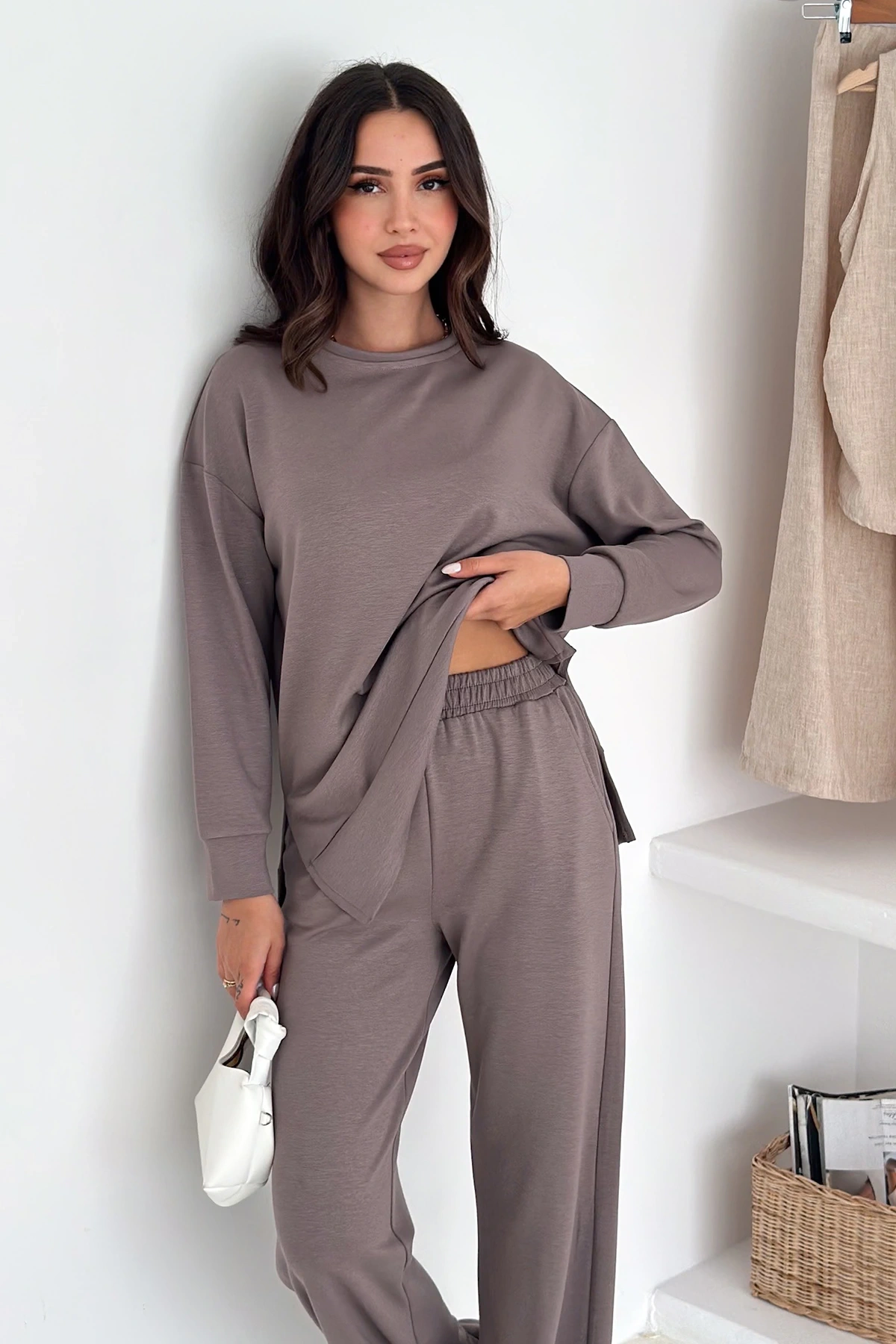 Yanı Yırtmaçlı Basic Modal Takım