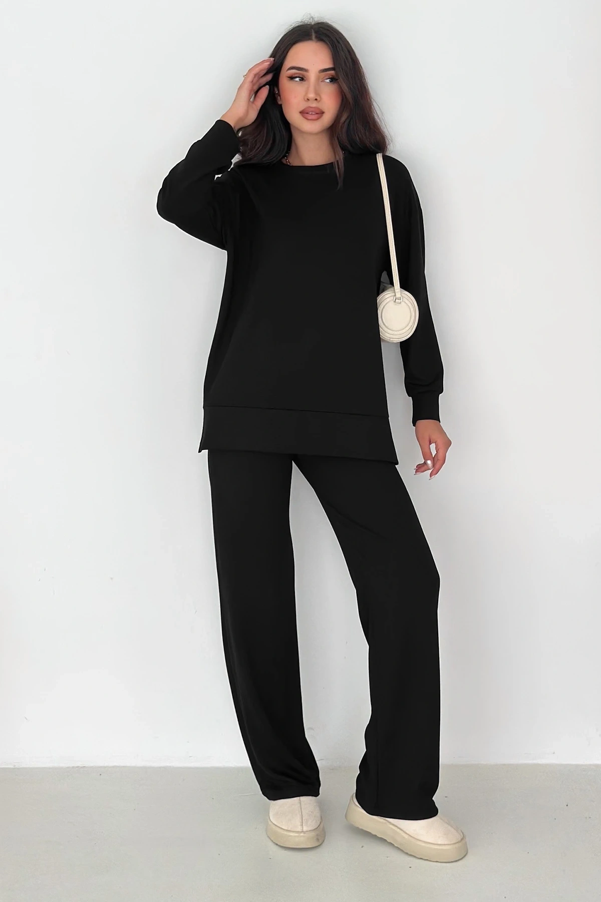 Yanı Yırtmaçlı Basic Modal Takım