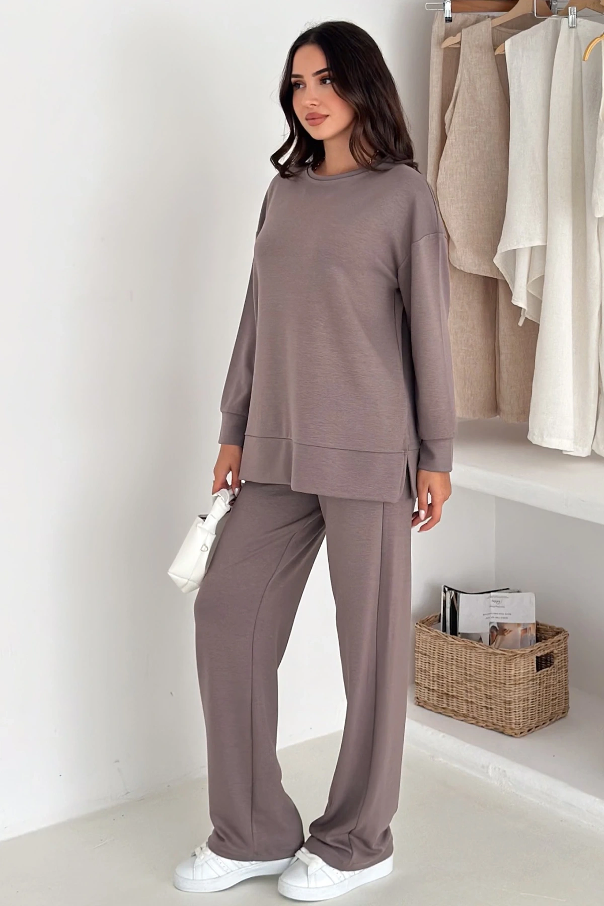 Yanı Yırtmaçlı Basic Modal Takım