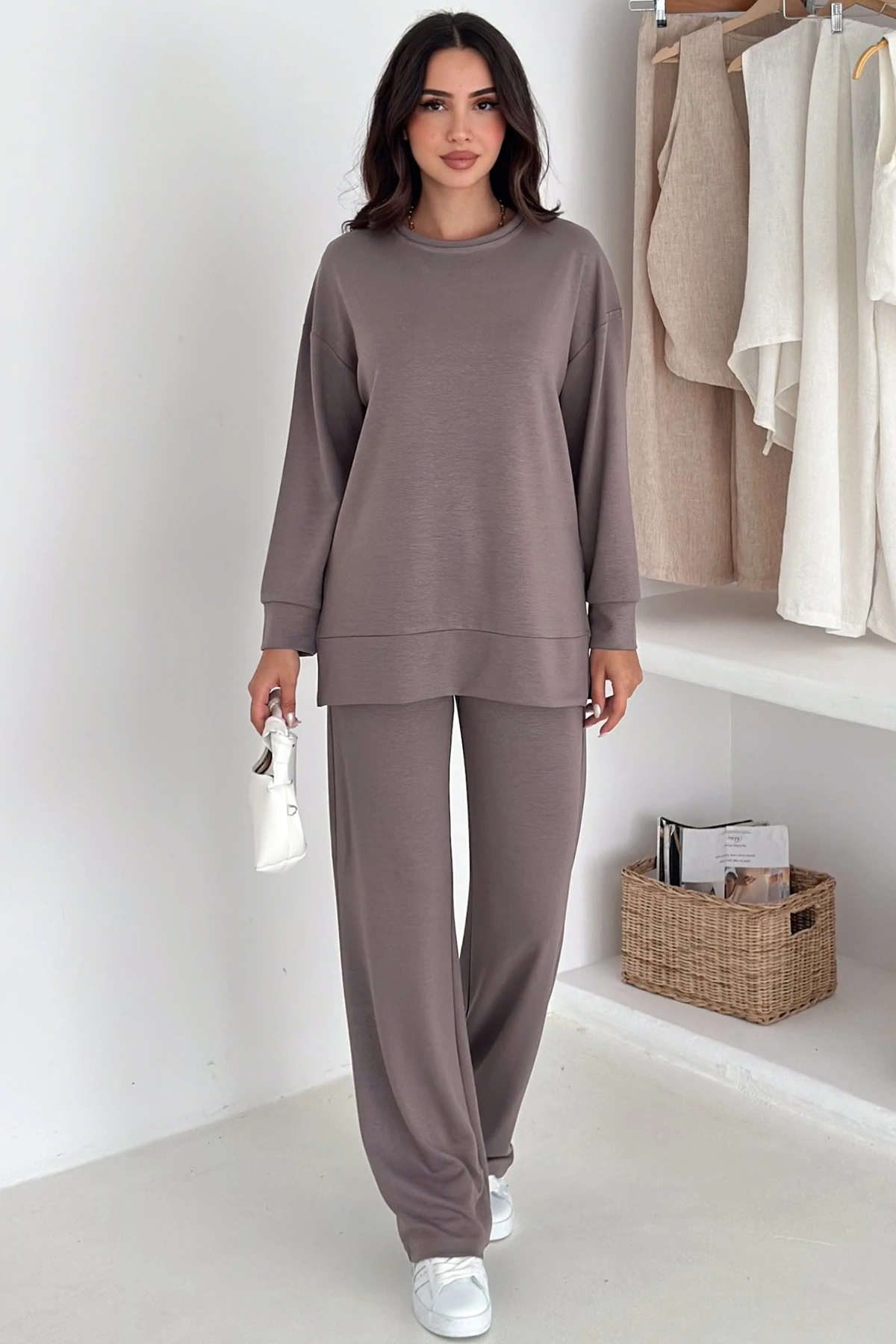 Yanı Yırtmaçlı Basic Modal Takım