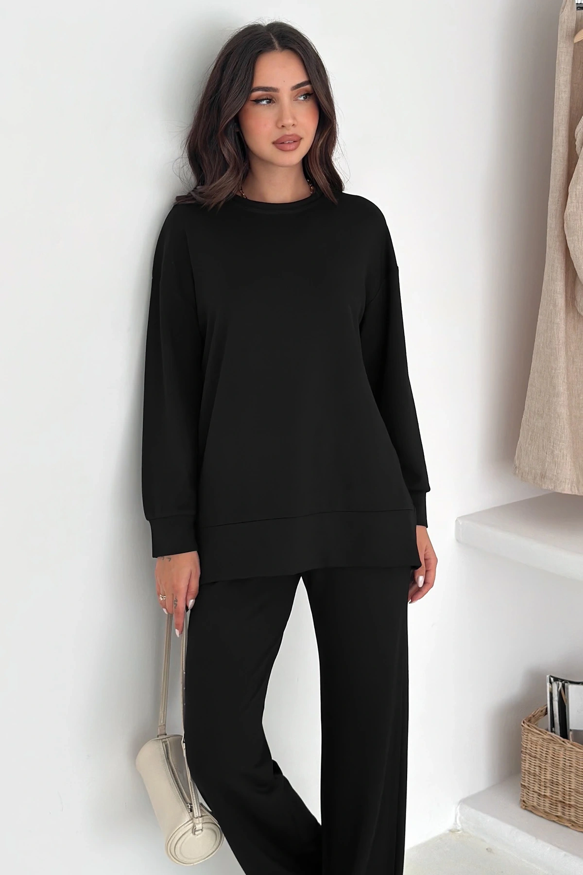 Yanı Yırtmaçlı Basic Modal Takım