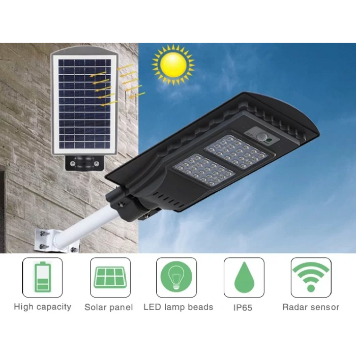 120W GÜNEŞ ENERJİLİ SOKAK AYDINLATMA LAMBASI CT-4691