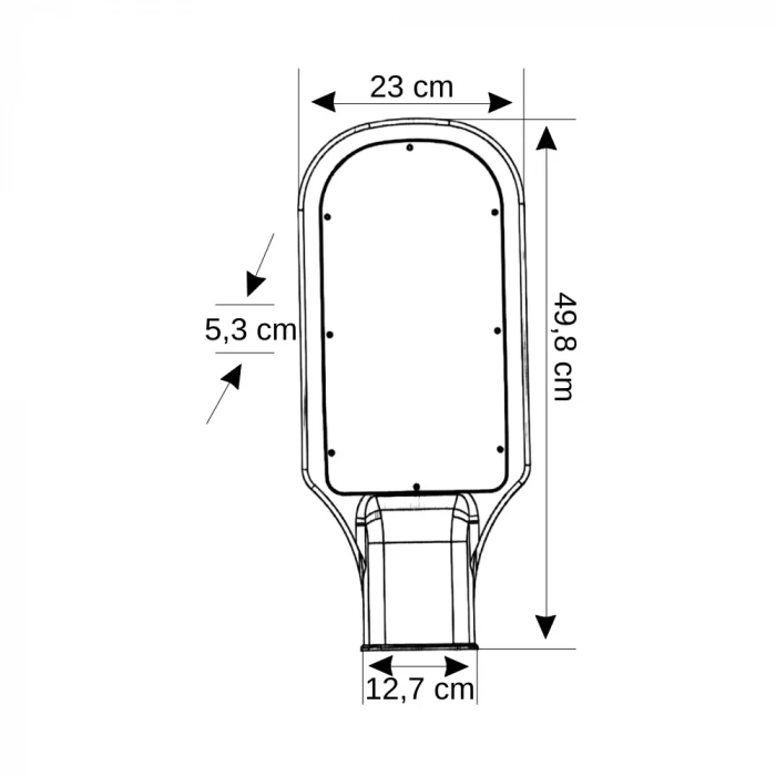 120W GÜNEŞ ENERJİLİ SOKAK AYDINLATMA LAMBASI CT-4691