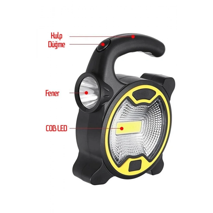 1W COB LED EL FENERİ PİLLİ - PANTHER PT-915