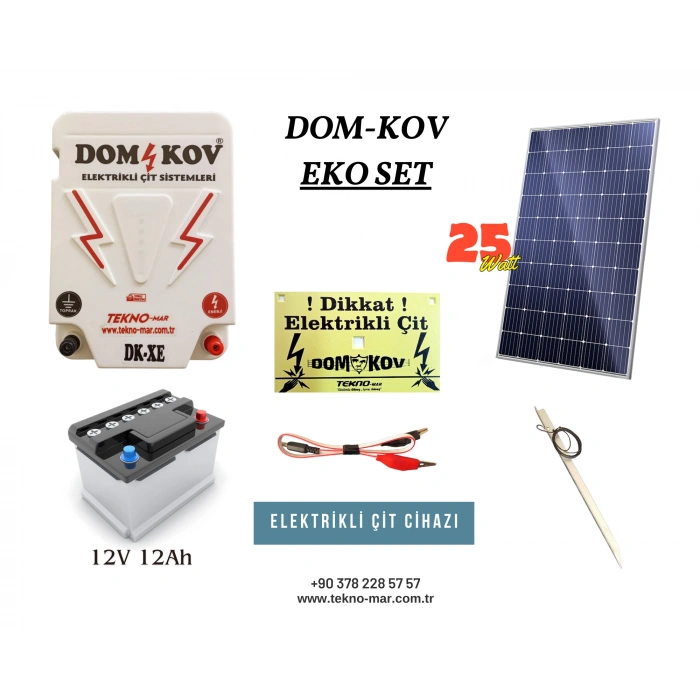 GÜNEŞ ENERJİLİ AYI DOMUZ KOVUCU ÇİT SİSTEMİ - YABANİ HAYVAN KOVUCU