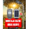 60W SOLAR BAHÇE AYDINLATMA LAMBASI + 3M. LAMBA DİREĞİ