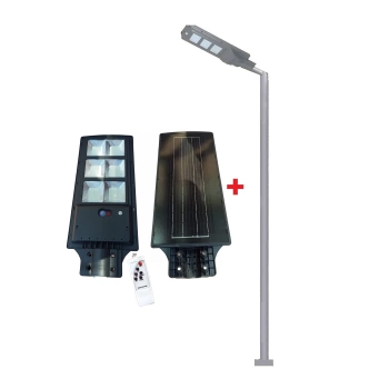250W Güneş Enerjili Aydınlatma Lambası + 3m Lamba Direği