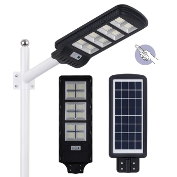 300W SOLAR BAHÇE LAMBASI CT-4642 + 3M. LAMBA DİREĞİ