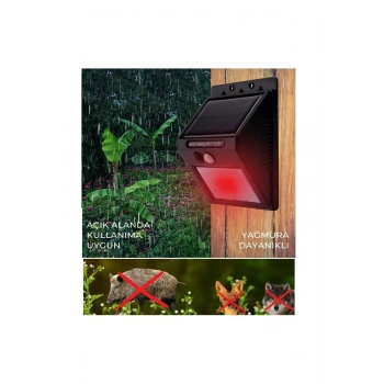 GÜNEŞ ENERJİLİ SENSÖRLÜ DOMUZ KOVUCU İNFRARED IŞIK
