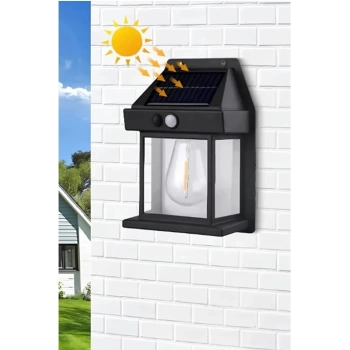 SOLAR LED DUVAR LAMBASI - GÜNEŞ ENERJİLİ DUVAR LAMBASI