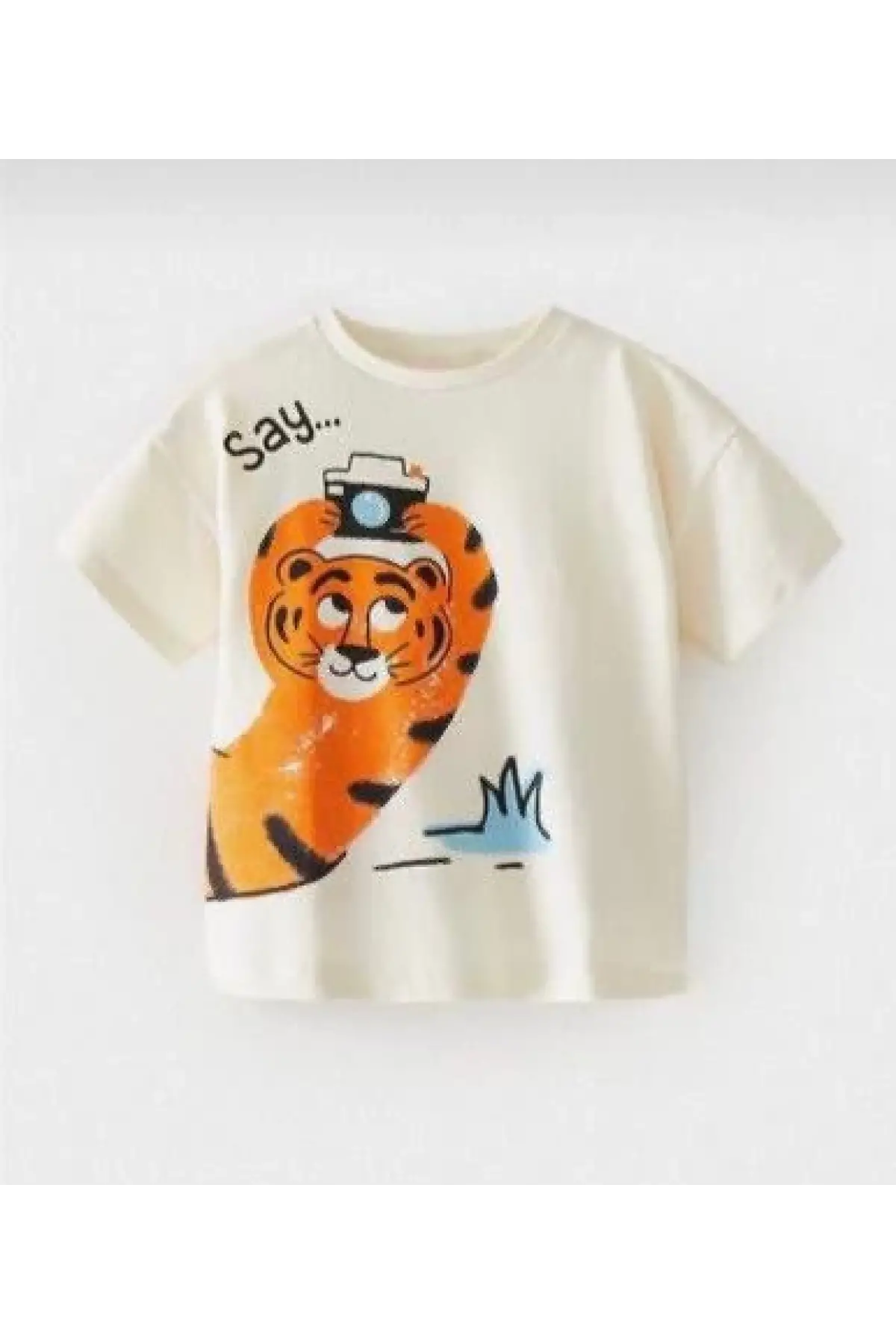 Erkek Çocuk Kaplan Baskılı Yazlık İkili Takım