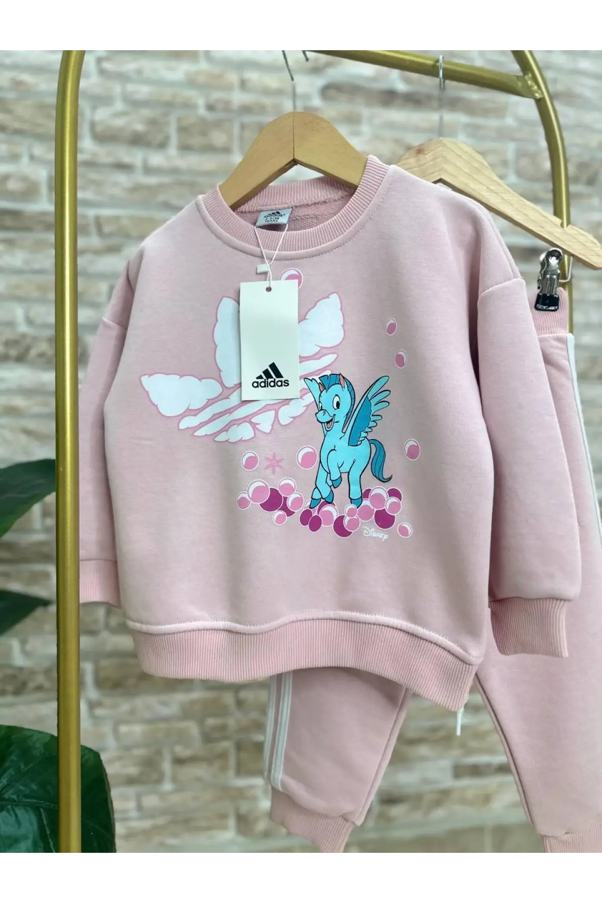 Kız Çocuk Unicorn Baskılı Alt-Üst Takım