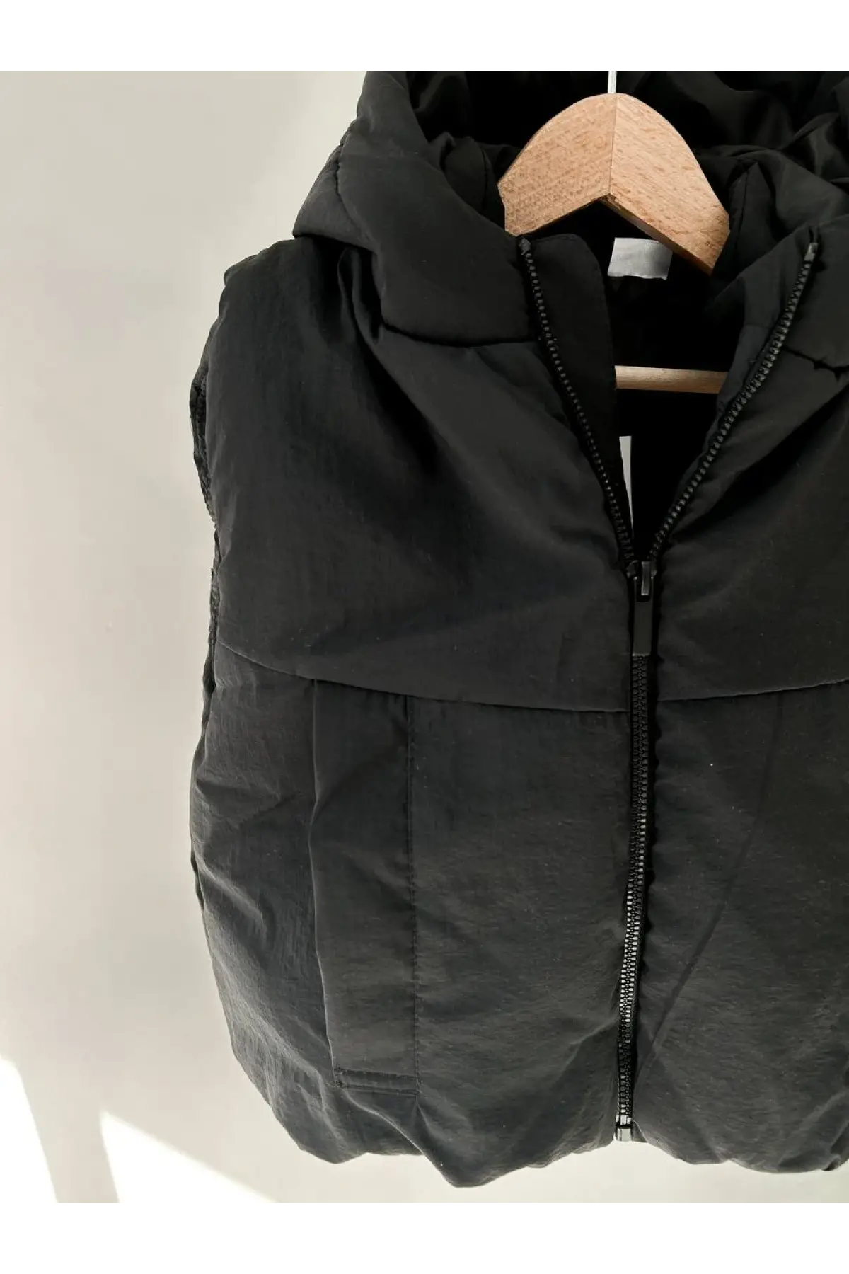 Unisex Çocuk Kapüşonlu Şişme Yelek