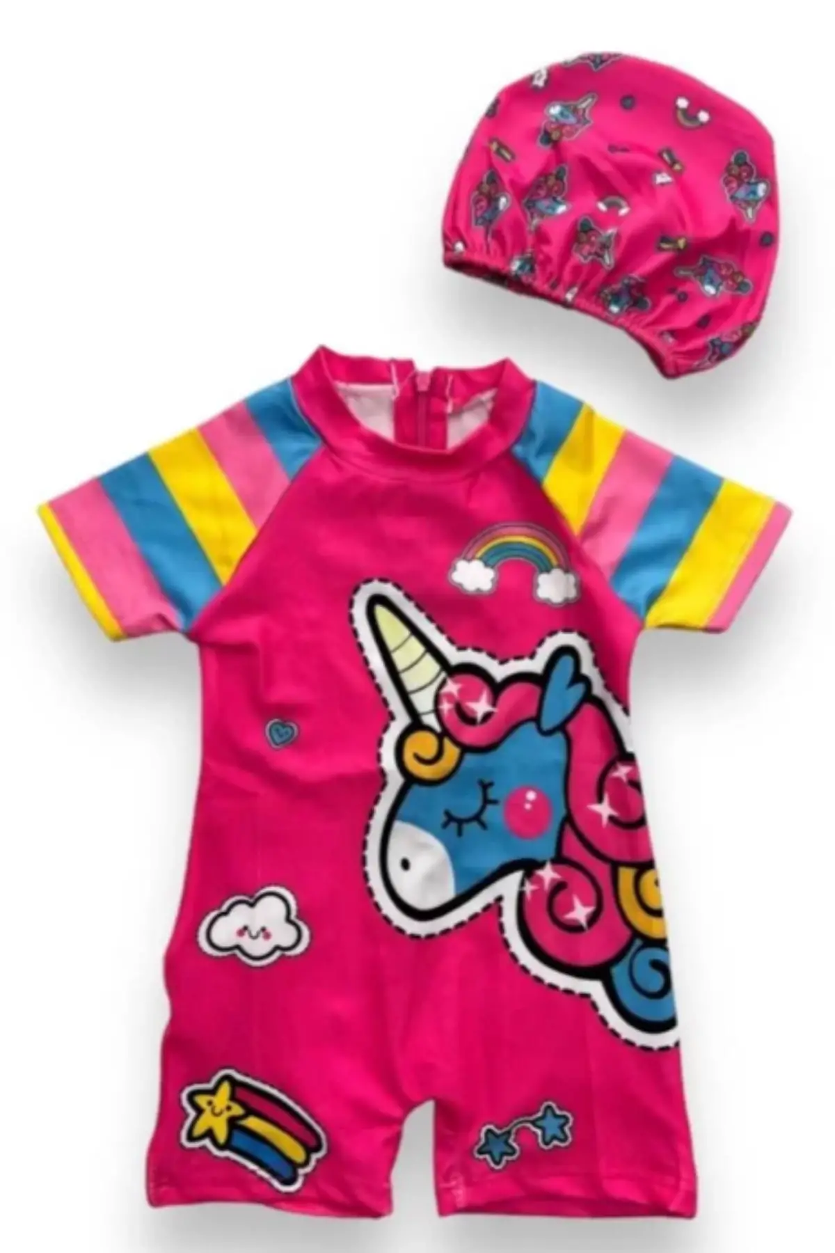 Kız Çocuk Unicorn Baskılı Mayo
