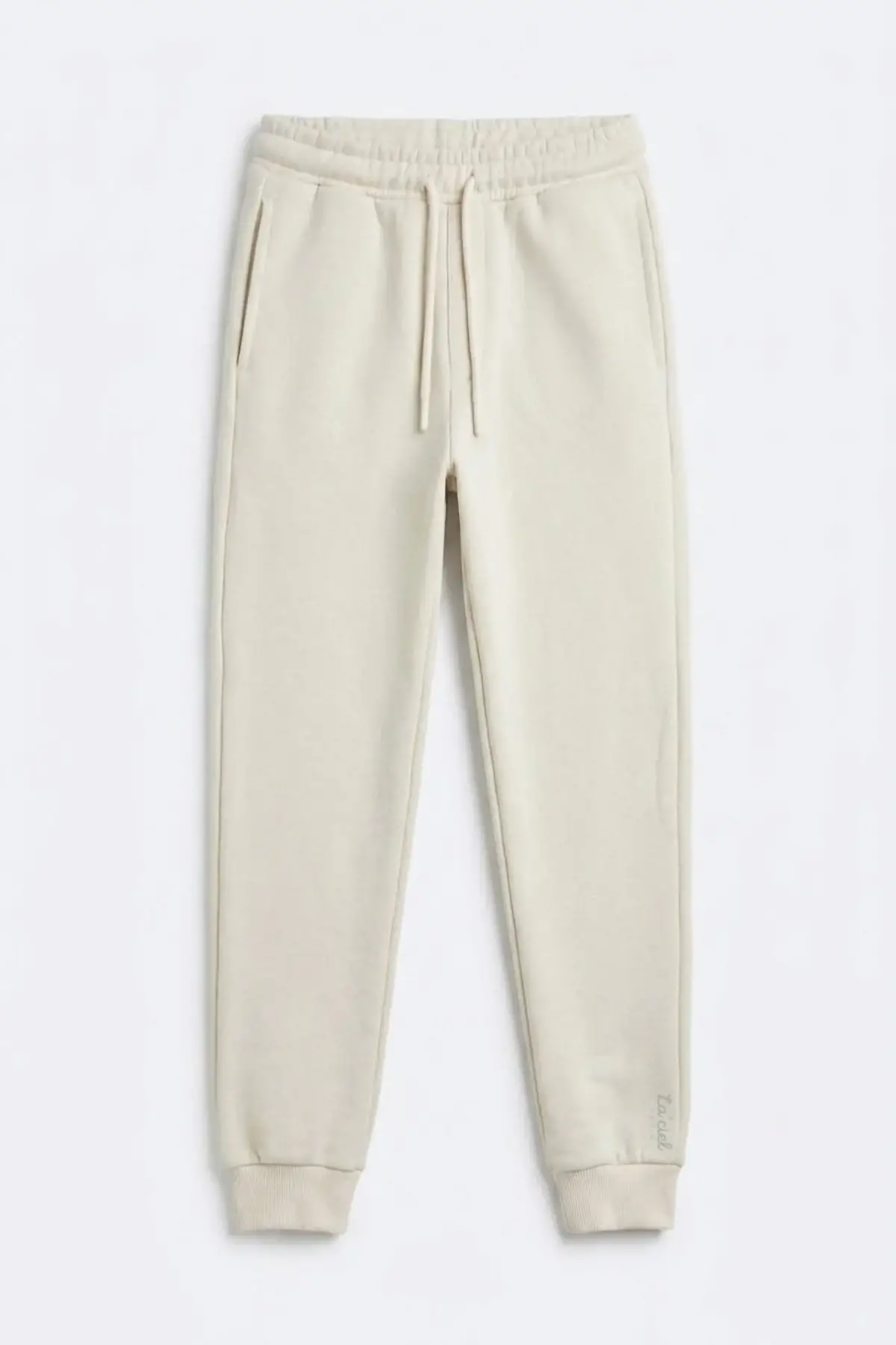 Unisex Bej Jogger Eşofman Alt