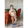 Erkek Çocuk GAP Krem Rengi Yazlık Takım