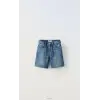Erkek Çocuk İp Detaylı Kot Şort
