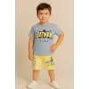 Erkek Çocuk Batman Baskılı Şortlu Takım