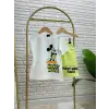 Çocuk Unisex Mickey Mouse Yeşil Şortlu Yazlık Takım