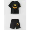 Erkek Çocuk Batman Baskılı %100 Pamuk Yazlık Takım