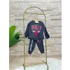 Erkek Çocuk Chicago Bulls Baskılı %100 Pamuk Takım