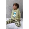 Erkek Çocuk Köpek Baskılı %100 Pamuk Alt-Üst Takım