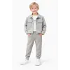Erkek Çocuk Gri 3lü Takım