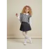 Kız Çocuk Fiyonk İşlemeli Triko Takım