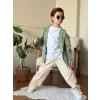 Erkek Çocuk Kapüşonlu Gabardin Takım