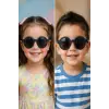 Çocuk Yuvarlak Siyah Güneş Gözlüğü (2-9) Yaş