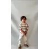Erkek Çocuk Çizgili Tişört Gabardin Pantolon Takım