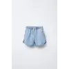 Unisex Beli Lastikli Alt Üst Yazlık Kot Takım