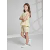 Kız Çocuk Güpür Sarı Takım