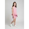 Kız Çocuk Güpür Pembe Takım