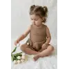 Kız Çocuk Lale Çiçek Dekorlu Müslin Takım