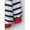 Kız Çocuk Çizgili Ny Sweatshirt
