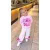 Kız Çocuk Pizza Dolci Sweat-Jean Set