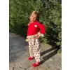 Kız Çocuk Kalpli 2li Takım