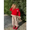 Kız Çocuk Kalpli 2li Takım