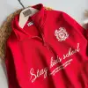 Çocuk Unisex Stay Kids %100 Pamuk Kırmızı Takım