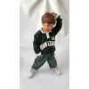 Erkek Çocuk Yeşil Triko -Jean Set