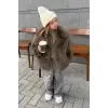 Kız Çocuk Kahve Kürk Peluş