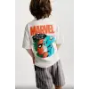 Çocuk Unisex Marvel Baskılı %100 Pamuk Yazlık Takım