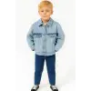 Çocuk Unisex Mavi Kot Ceket